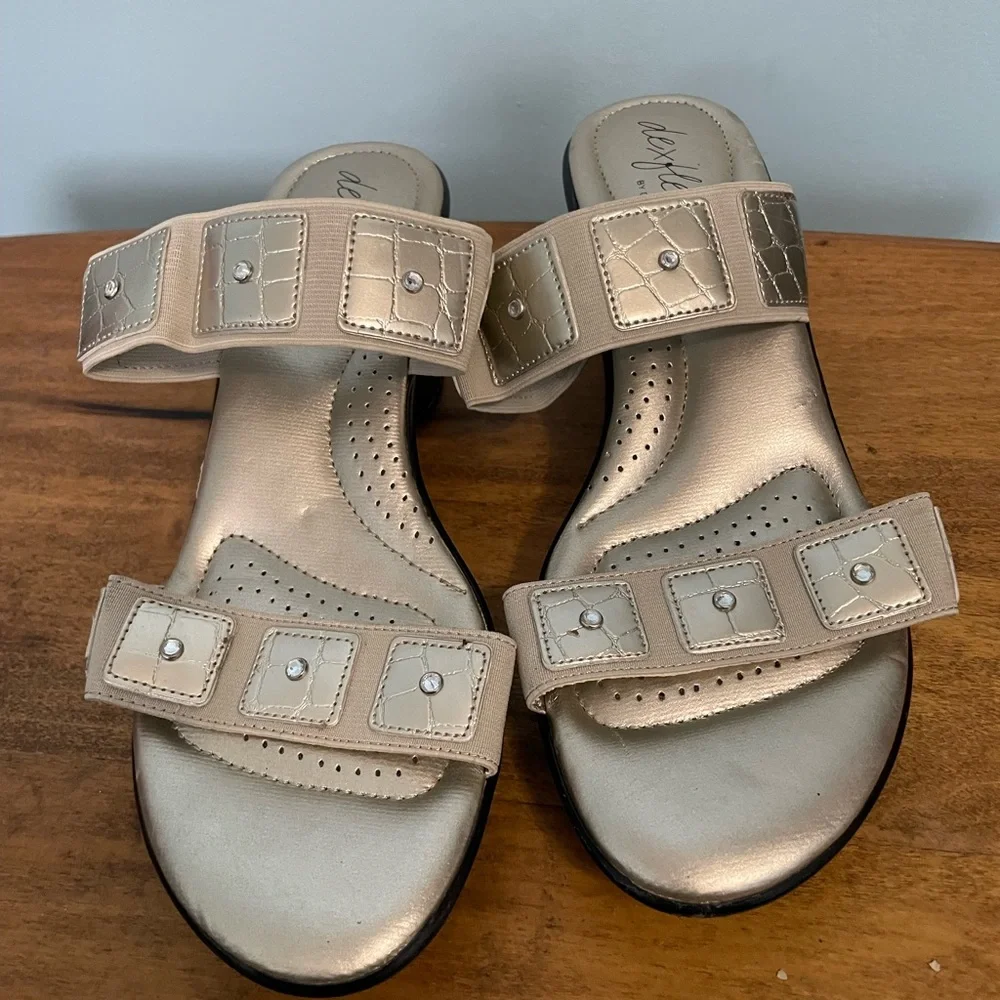 Dexflex by Dexter Stretch Strap Sandals Size 10